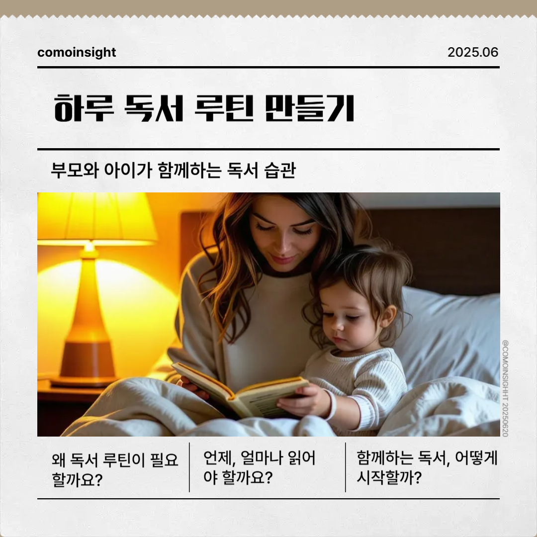 하루 독서루틴 만드는 방법 썸네일 이미지