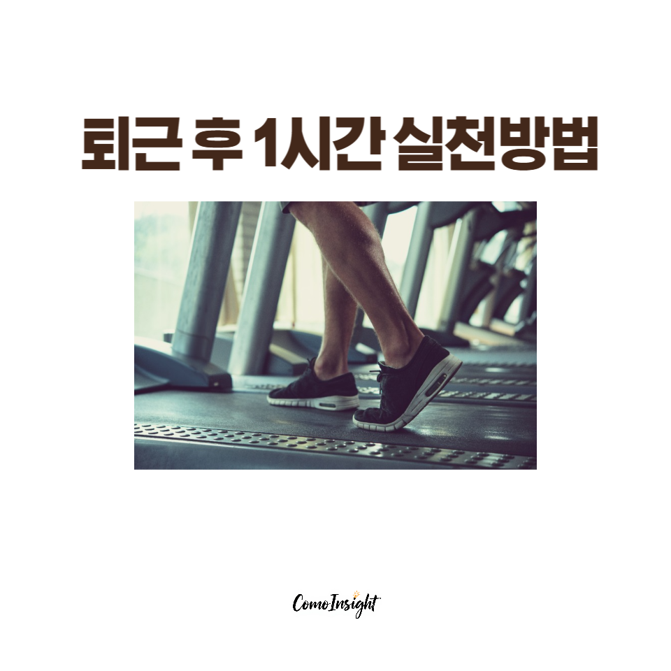 저녁 시간 스트레칭 루틴 장면